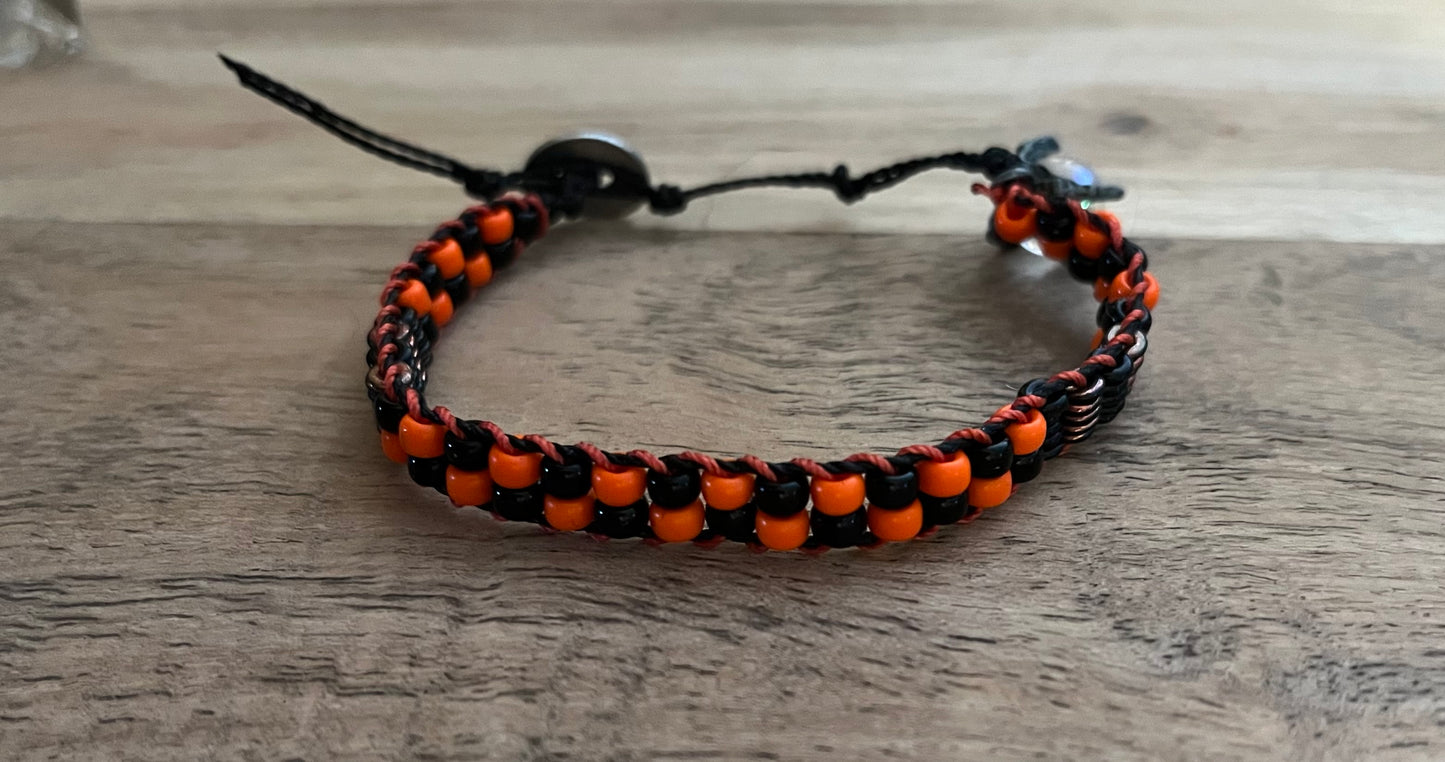 “Halloween Magick” Single Wrap Bracelet
