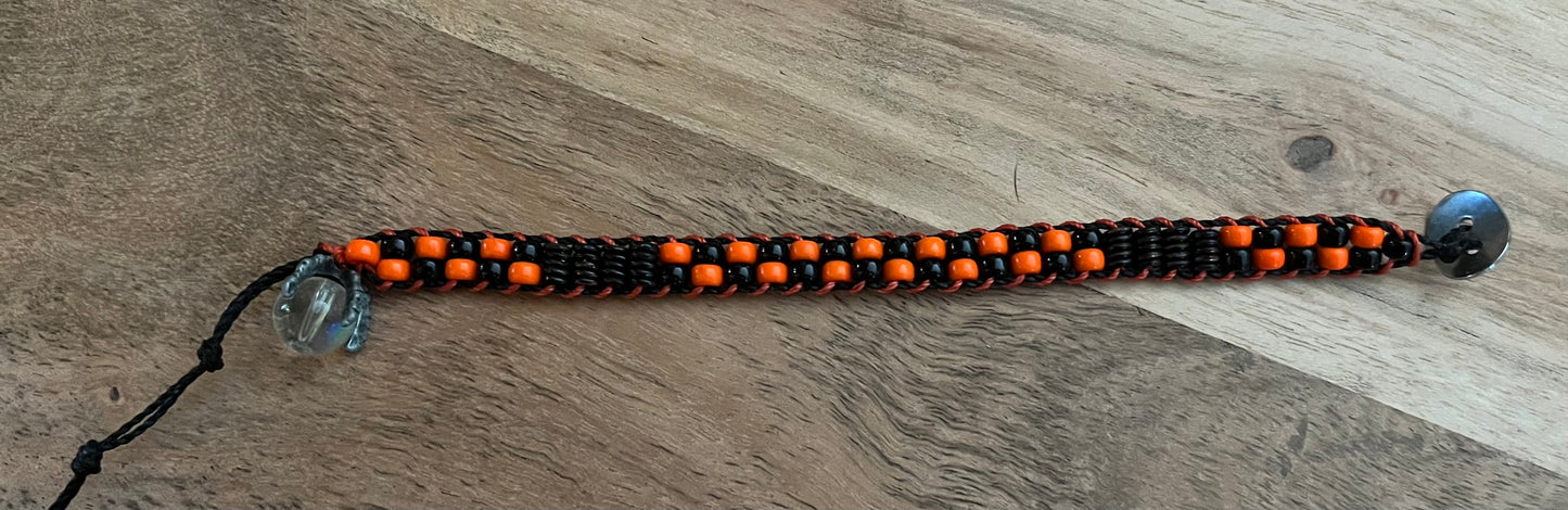 “Halloween Magick” Single Wrap Bracelet