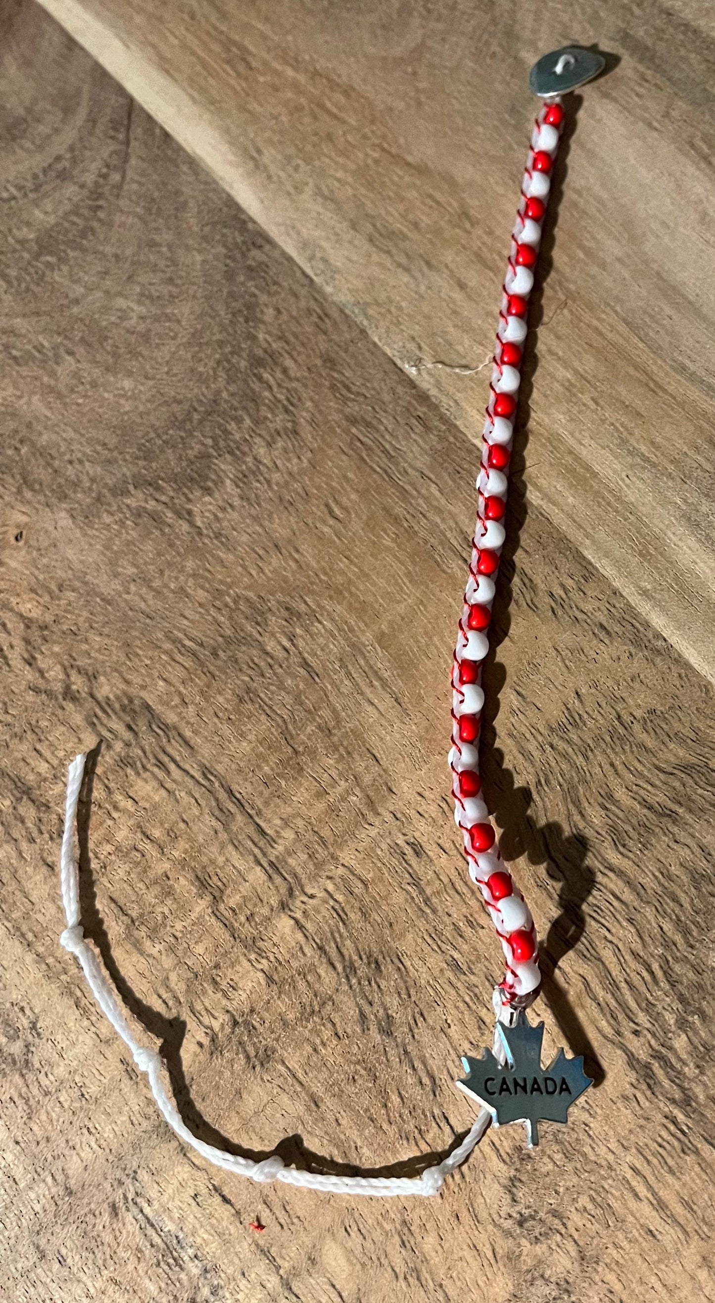 "O Canada" Single Wrap Bracelet
