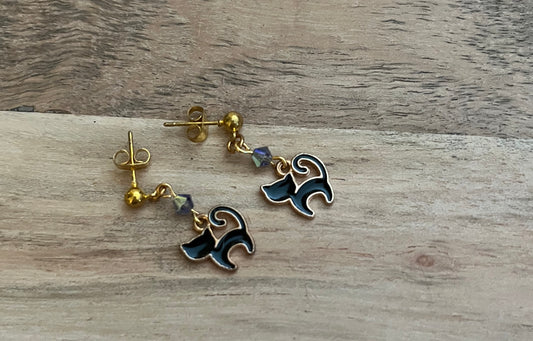 Boucles d'oreilles "Purrrfect Pussycat"