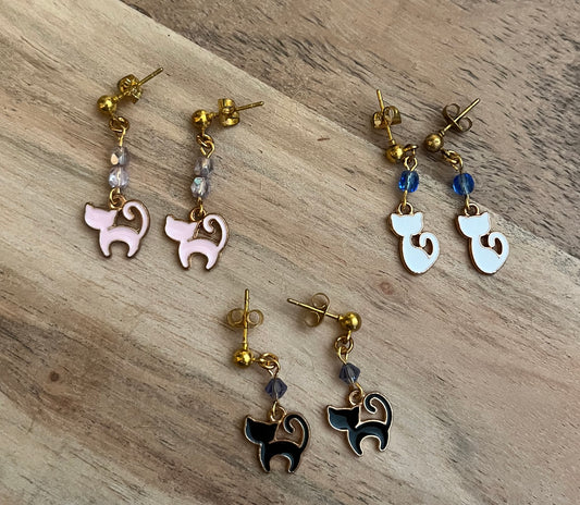 Boucles d'oreilles "Purrrfect Pussycat"