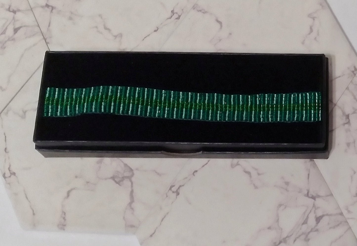 "Emerald Isle" Woven Bracelet