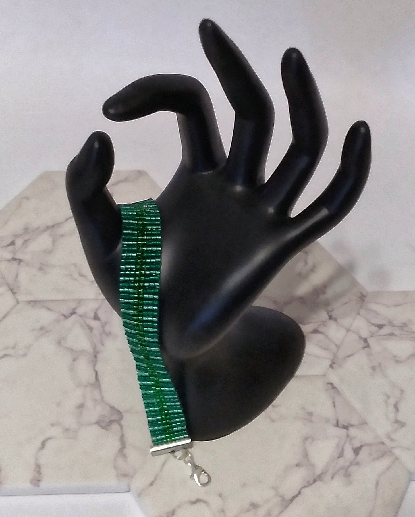 "Emerald Isle" Woven Bracelet