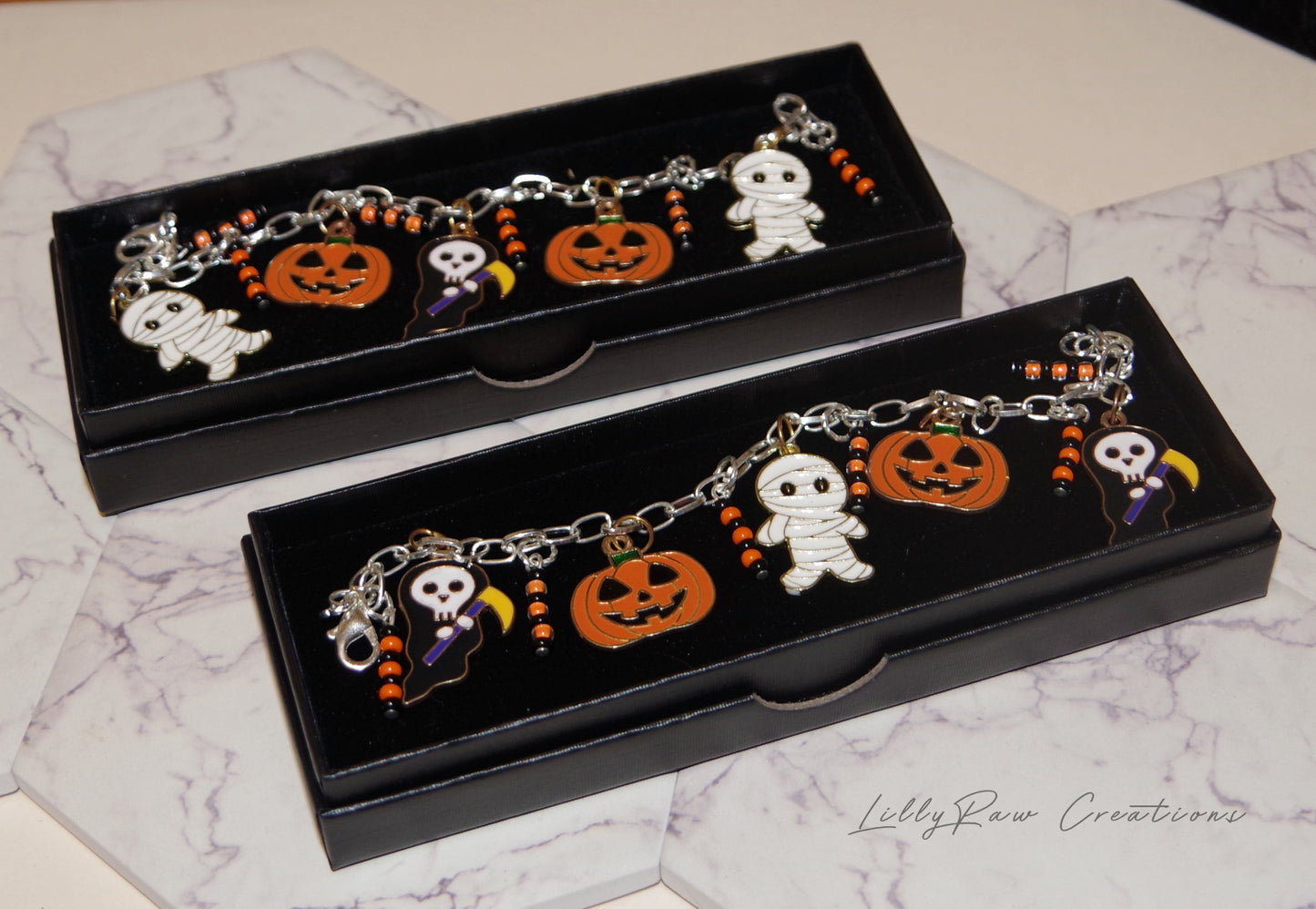 “Trick or Treat” Charm Bracelet