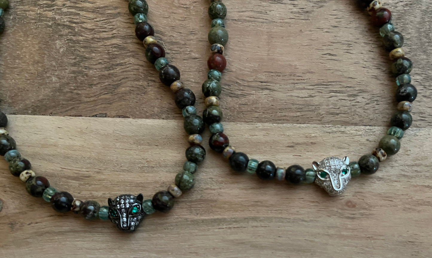 LIMITED EDITION: "It's a Jungle Out There!" Necklace (Princess Length)