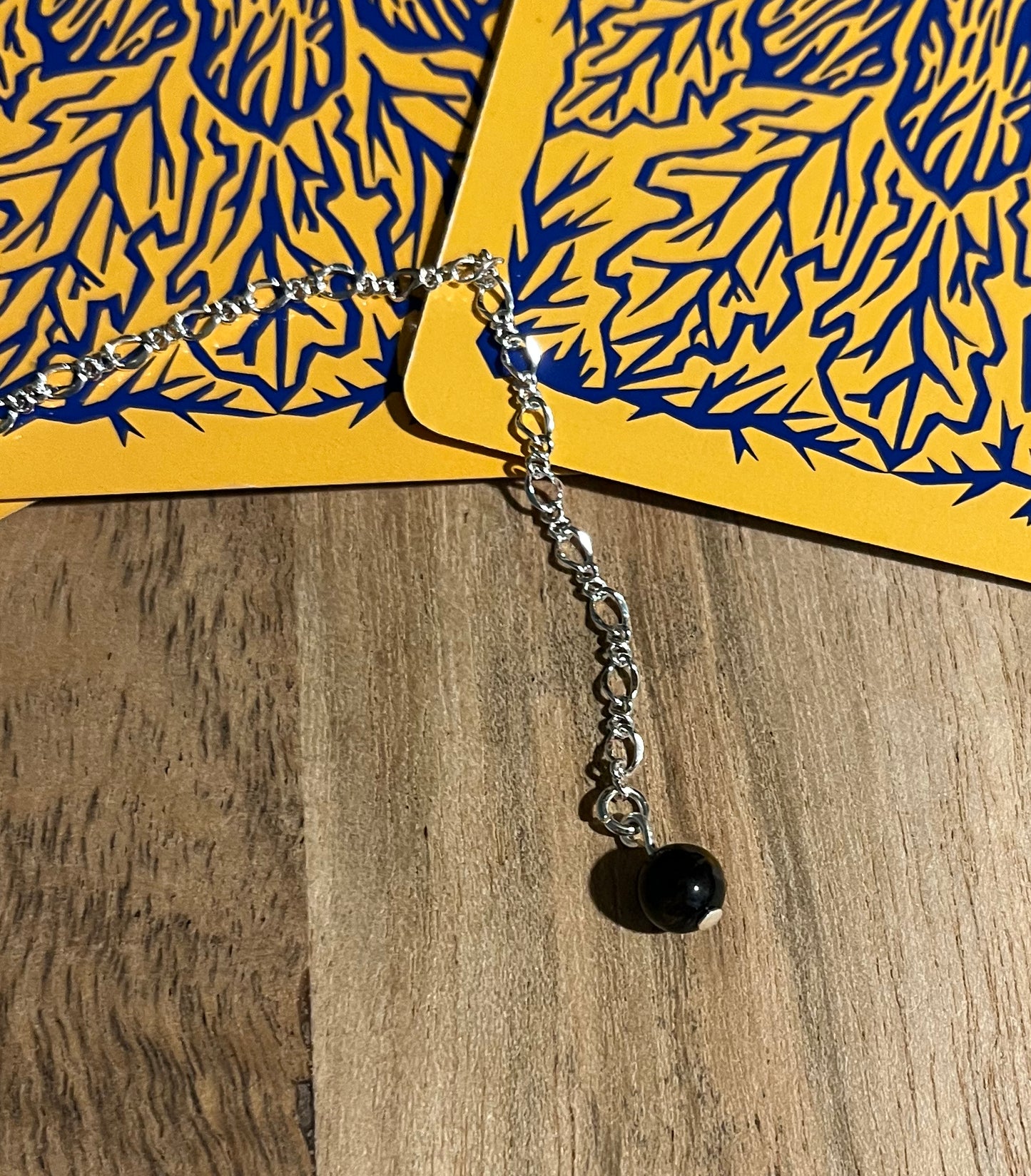 "Light and Shadow" Snowflake Obsidian Divination Dowsing Pendulum