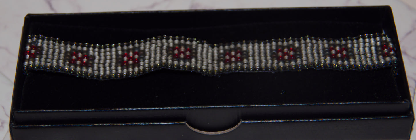 "Shield Wall" Woven Bracelet