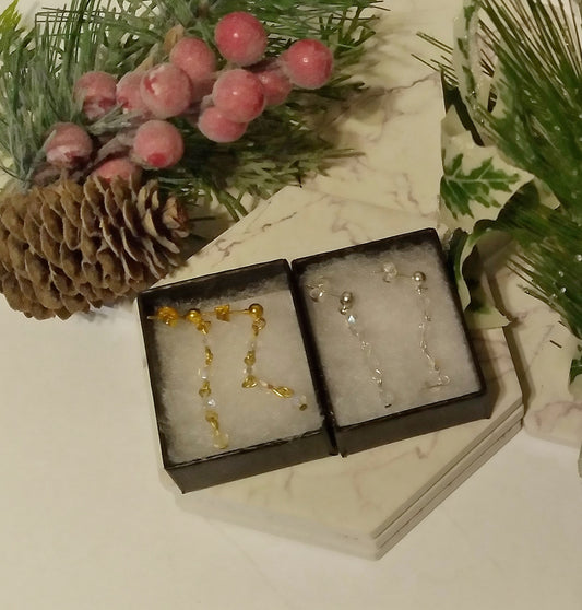 Boucles d'oreilles "Chutes de Neige"