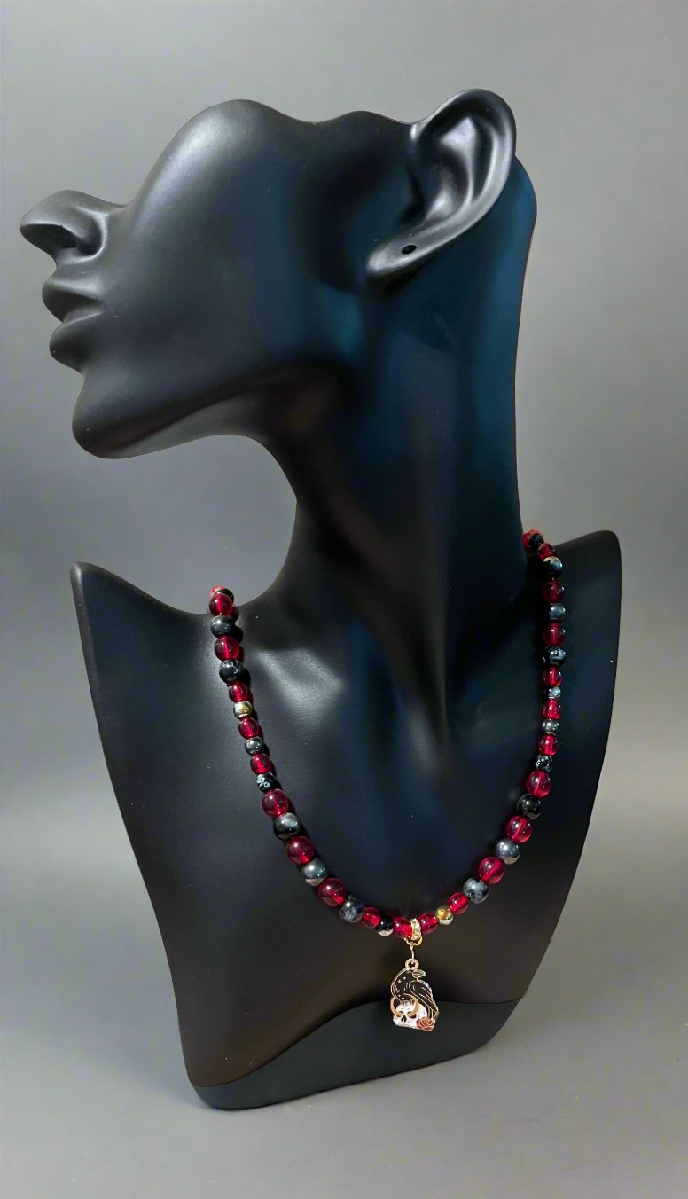 "The Raven" Necklace (Princess Length)