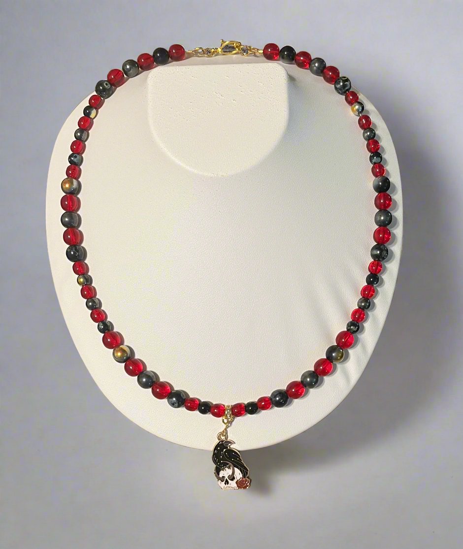 "The Raven" Necklace (Princess Length)