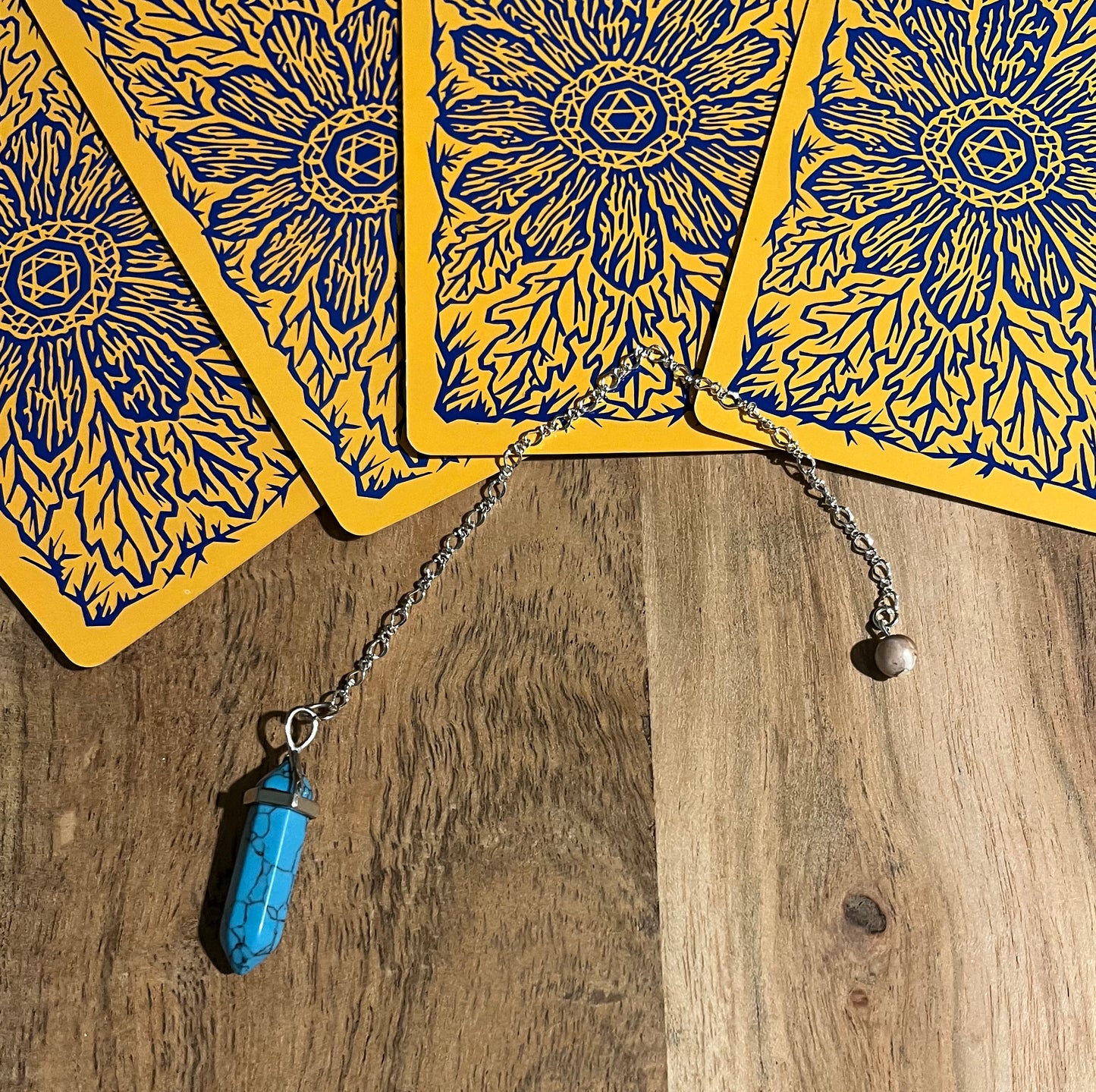 "Earthly Delights" Turquoise Divination Dowsing Pendulum