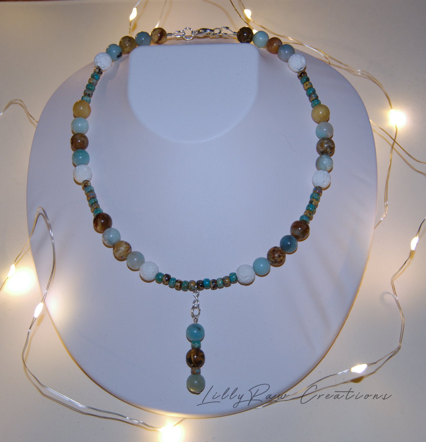 "Earth & Sky" Choker-Style Necklace