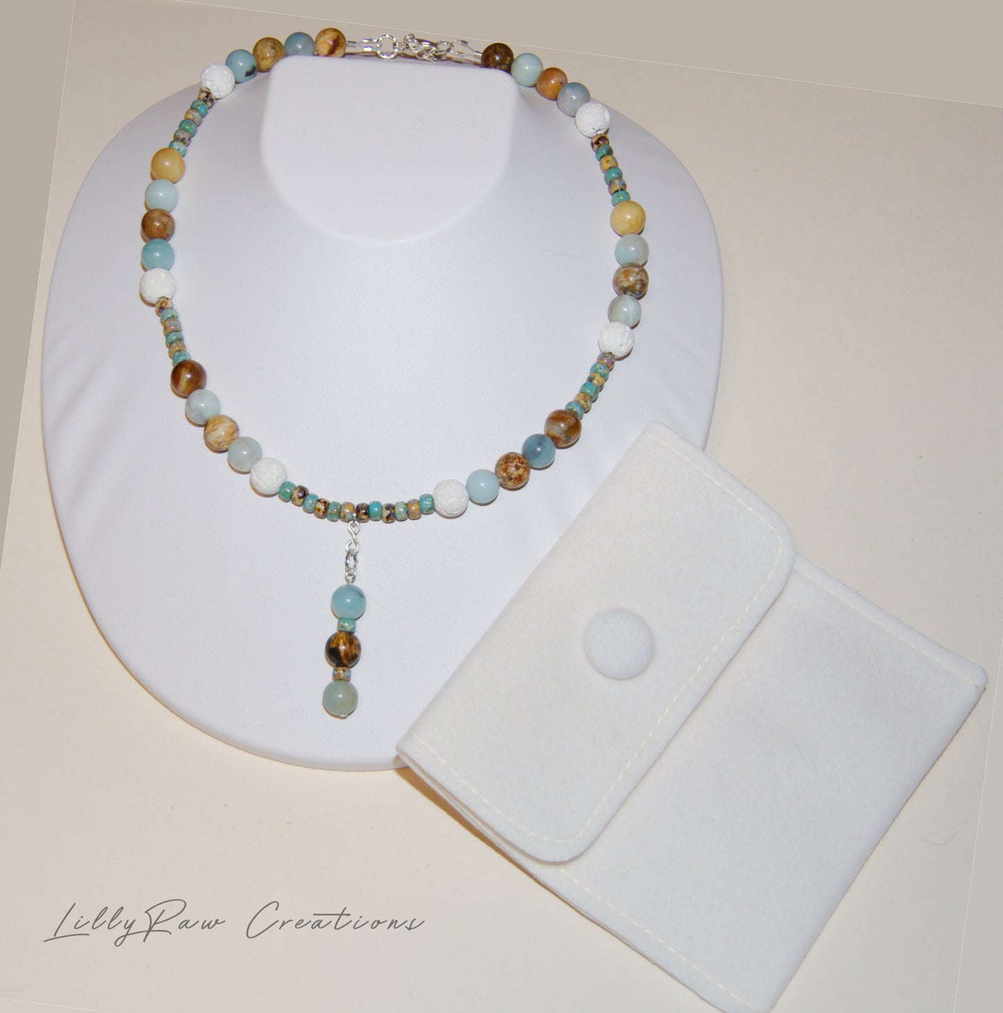"Earth & Sky" Choker-Style Necklace