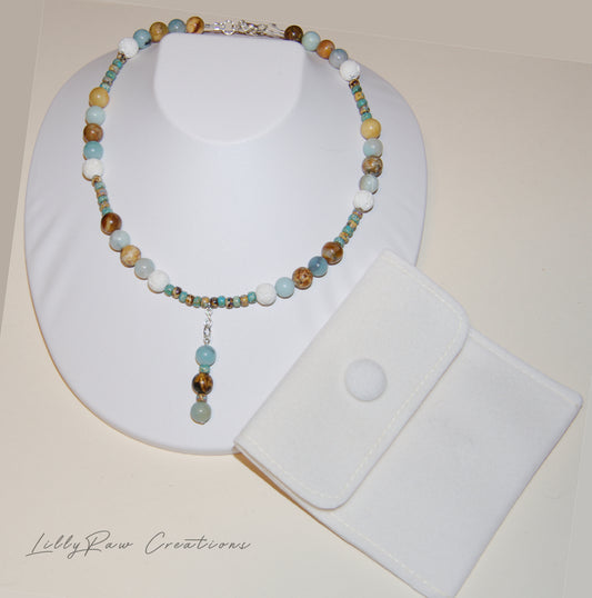 "Earth & Sky" Choker-Style Necklace