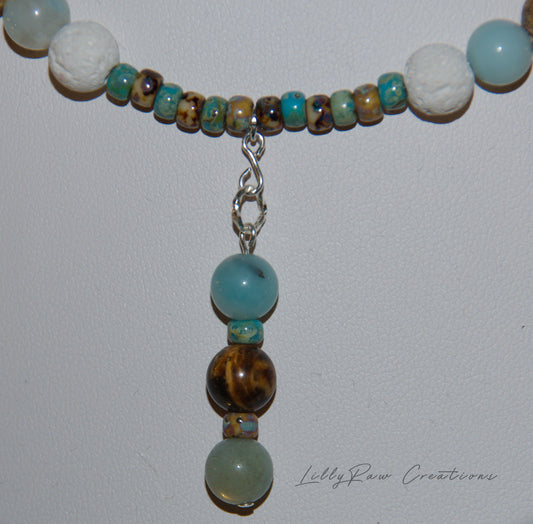 "Earth & Sky" Choker-Style Necklace