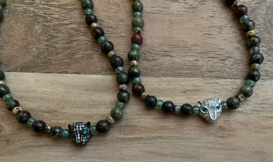 LIMITED EDITION: "It's a Jungle Out There!" Necklace (Princess Length)