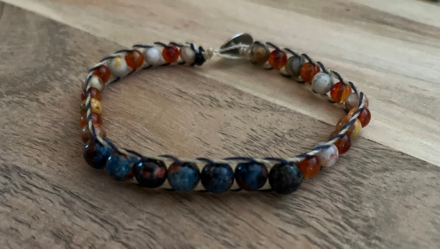 SPECIAL LIMITED EDITION: "Peace, Love, and Understanding" Single Wrap Bracelet