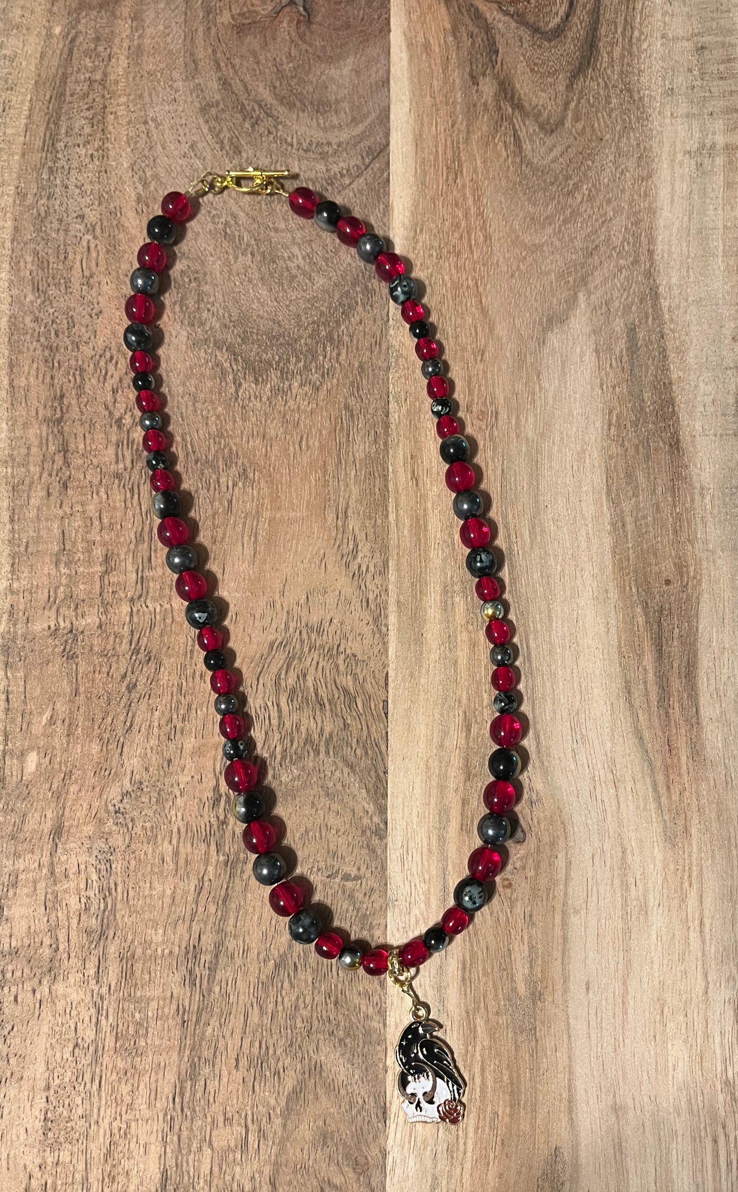 "The Raven" Necklace (Princess Length)